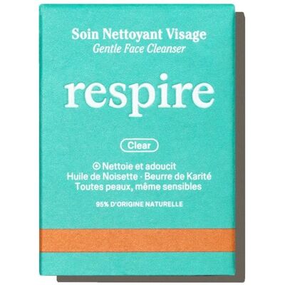 Nettoyant Visage RESPIRE - Naturel, Bio, Peau Sensible - Publicité Nettoyant Visage RESPIRE - Naturel, Bio, Peau Sensible - Publicité
