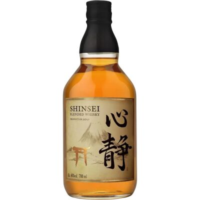 Shinsei Modèle 0,7l - Whisky japonais mélangé - Publicité Shinsei Modèle 0,7l - Whisky japonais mélangé - Publicité