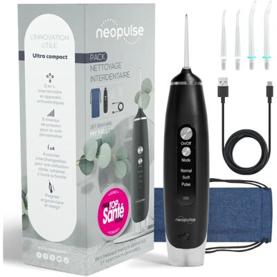 Neopulse NP3 Hydrojet Dentaire - 2-en-1 Interdentaire & Orthodontique - Publicité Neopulse NP3 Hydrojet Dentaire - 2-en-1 Interdentaire & Orthodontique - Publicité