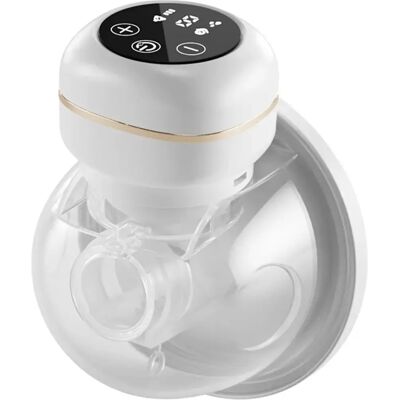 Perifit Blanche Pompe à lait portable sans fil - Extracteur de lait - Publicité Perifit Blanche Pompe à lait portable sans fil - Extracteur de lait - Publicité