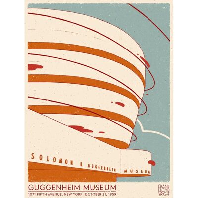 Póster de Serigrafía Limitada del Museo Guggenheim Póster de Serigrafía Limitada del Museo Guggenheim