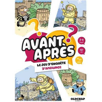 Blackrock Games Avant APRÈS - Kartenspiel - Detektiv - 2-6 Spieler - Ab 10 Jahren - Beobachten & Antworten Blackrock Games Avant APRÈS - Kartenspiel - Detektiv - 2-6 Spieler - Ab 10 Jahren - Beobachten & Antworten