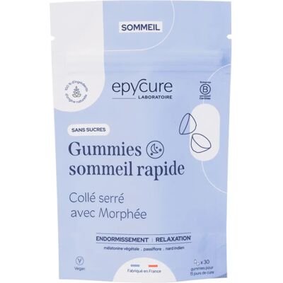 Epycure Gummies à la Mélatonine - Sommeil Rapide - 30 Gummies - Publicité Epycure Gummies à la Mélatonine - Sommeil Rapide - 30 Gummies - Publicité