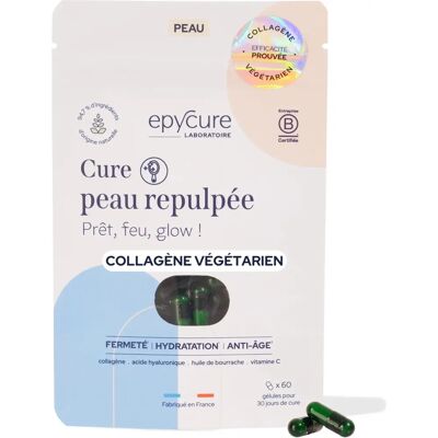 Epycure Soutien Peau au Collagène - 1 Mois - X60 Gélules - Soutient l'Élasticité - Publicité Epycure Soutien Peau au Collagène - 1 Mois - X60 Gélules - Soutient l'Élasticité - Publicité