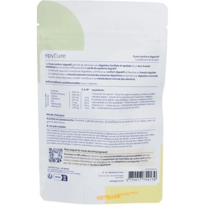 Epycure Confort Digestif - 60 Gélules - Soutient la digestion - Publicité Epycure Confort Digestif - 60 Gélules - Soutient la digestion - Publicité