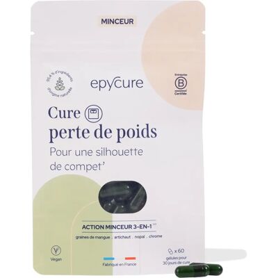Epycure Mango Nopal Perte de Poids - 60 Gélules - Stimule Métabolisme & Détox - Publicité Epycure Mango Nopal Perte de Poids - 60 Gélules - Stimule Métabolisme & Détox - Publicité