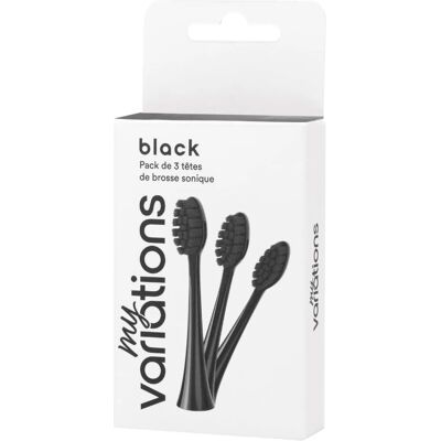 My Variations Têtes de Brosse Électrique Noire Pack de 3 - Publicité My Variations Têtes de Brosse Électrique Noire Pack de 3 - Publicité