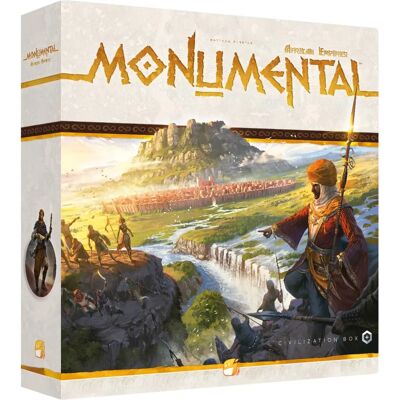 Funforge Monumental - Empires Africains - Civilisations & Mécaniques - 90-120 min - Publicité Funforge Monumental - Empires Africains - Civilisations & Mécaniques - 90-120 min - Publicité
