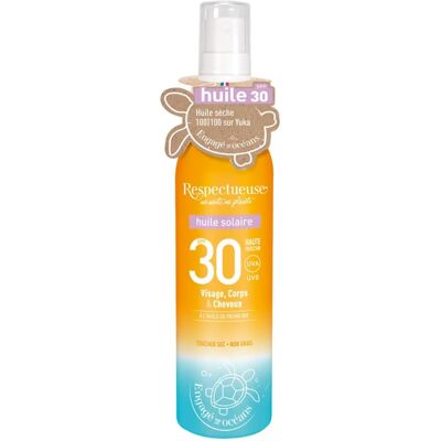 Respectueuse Bio-Sonnenöl SPF30 - All-in-One Sonnenschutz Respectueuse Bio-Sonnenöl SPF30 - All-in-One Sonnenschutz