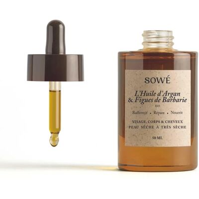 Aceite de argán y higo chumbo eco 50 ml - SOWÉ Botanic Lab Aceite de argán y higo chumbo eco 50 ml - SOWÉ Botanic Lab