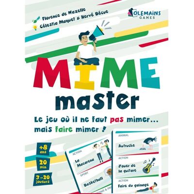 Blackrock Games MIME MASTER Jeu de 20 minutes - Jeu de cartes Blackrock Games MIME MASTER Jeu de 20 minutes - Jeu de cartes