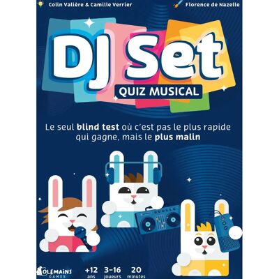 Blackrock DJ Set - Jeu de cartes - Quiz musical amusant Blackrock DJ Set - Jeu de cartes - Quiz musical amusant
