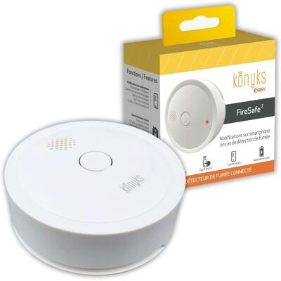 Rilevatore di fumo wireless Konyks FireSafe 2 - Bianco Rilevatore di fumo wireless Konyks FireSafe 2 - Bianco