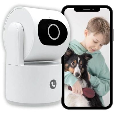 Konyks CAMINI CARE 2 Überwachungskamera - Weiß - Video, Wi-Fi, Sicherheit Konyks CAMINI CARE 2 Überwachungskamera - Weiß - Video, Wi-Fi, Sicherheit