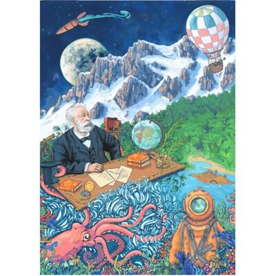 Puzzle Jules Verne MNS - 1000 pièces - Type de puzzle Puzzle Jules Verne MNS - 1000 pièces - Type de puzzle