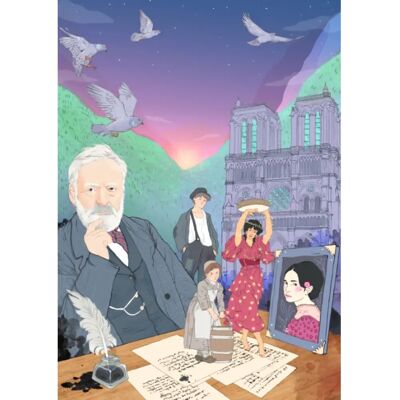 Puzzle Victor Hugo MNS - 1000 pièces - Collection culturelle Puzzle Victor Hugo MNS - 1000 pièces - Collection culturelle