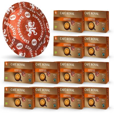 Café Royal Pro 12 x 50 - Capsules de café - Éco-responsable - Compatible Nespresso - Saveur espresso forte - Bio - Usage professionnel - Publicité Café Royal Pro 12 x 50 - Capsules de café - Éco-responsable - Compatible Nespresso - Saveur espresso forte - Bio - Usage professionnel - Publicité
