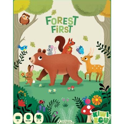 Blackrock Games Forest First - Kártyajáték gyerekeknek - 3+ - 2-4 játékos - Erdőverseny - Gyors játék Blackrock Games Forest First - Kártyajáték gyerekeknek - 3+ - 2-4 játékos - Erdőverseny - Gyors játék