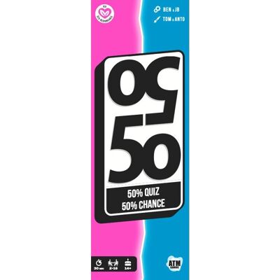 Blackrock Games 50/50 20 min Kartenspiel - Familien, Partys, Aperitifs Blackrock Games 50/50 20 min Kartenspiel - Familien, Partys, Aperitifs