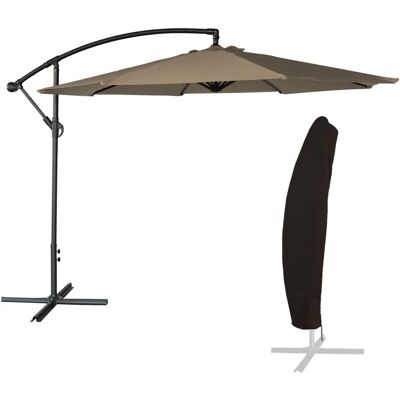 Parasol de jardin Happy Garden PAR541T-C - Rond, polyester traité UV - Publicité Parasol de jardin Happy Garden PAR541T-C - Rond, polyester traité UV - Publicité