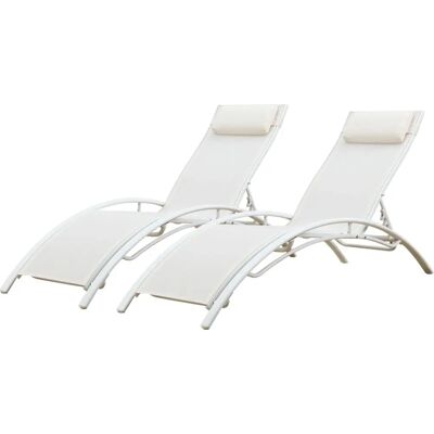Happy Garden 1280WW outdoor chair - Blanc - Résistant aux intempéries - Résistant aux UV - Coussins confortables - Design moderne - Publicité Happy Garden 1280WW outdoor chair - Blanc - Résistant aux intempéries - Résistant aux UV - Coussins confortables - Design moderne - Publicité