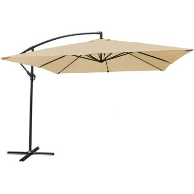 Happy Garden MOLOKAI Ombrellone Quadrato Beige Happy Garden MOLOKAI Ombrellone Quadrato Beige