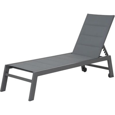 Happy Garden 1281GN outdoor chair - Grigio - Schienale regolabile - Resistente all'acqua e UV - Facile da montare Happy Garden 1281GN outdoor chair - Grigio - Schienale regolabile - Resistente all'acqua e UV - Facile da montare