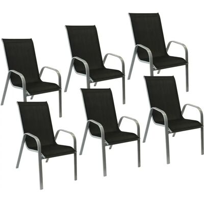 Happy Garden 1225NG-6 chaise d'extérieur - Noir - Outdoor chair - Publicité Happy Garden 1225NG-6 chaise d'extérieur - Noir - Outdoor chair - Publicité