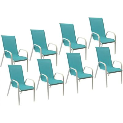 Happy Garden 1225BB-8 chaise extérieure - Bleu - Chaise de jardin - Publicité Happy Garden 1225BB-8 chaise extérieure - Bleu - Chaise de jardin - Publicité