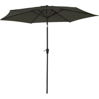 Sombrilla Redonda Gris Happy Garden HAPUNA Sombrilla Redonda Gris Happy Garden HAPUNA
