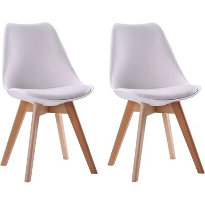 Chaise d'extérieur Happy Garden NORA - Scandinave, Blanche - Publicité Chaise d'extérieur Happy Garden NORA - Scandinave, Blanche - Publicité