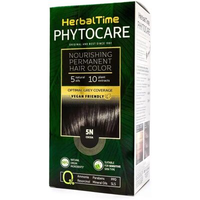 Herbal Time Coloration naturelle pour cheveux 5N COCA - Publicité Herbal Time Coloration naturelle pour cheveux 5N COCA - Publicité