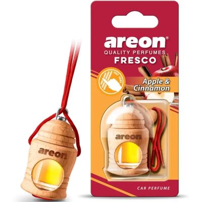 Areon - Fresco Apple Cinnamon - 4 ml - Unisex - Deodorante per Auto Areon - Fresco Apple Cinnamon - 4 ml - Unisex - Deodorante per Auto