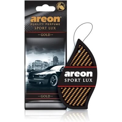 Ambientador Areon Sport Lux Gold - Aroma inspirado en metal precioso Ambientador Areon Sport Lux Gold - Aroma inspirado en metal precioso