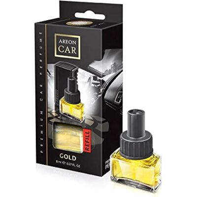 Osvěžovač vzduchu do auta Areon Black Edition Gold - 8ml Osvěžovač vzduchu do auta Areon Black Edition Gold - 8ml