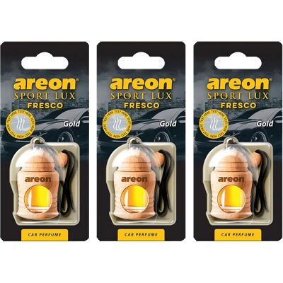 Désodorisant voiture Areon Fresco Lux Gold - Agrumes & Herbes Désodorisant voiture Areon Fresco Lux Gold - Agrumes & Herbes