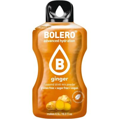 Mix per Bevanda allo Zenzero Bolero - 12 Bastoncini Mix per Bevanda allo Zenzero Bolero - 12 Bastoncini