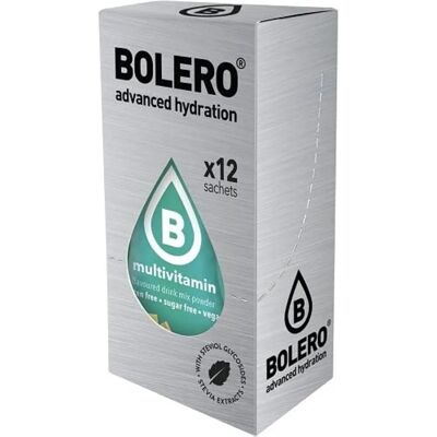 Mix per bevande Bolero - Multivitaminico - 12 Bastoncini Mix per bevande Bolero - Multivitaminico - 12 Bastoncini