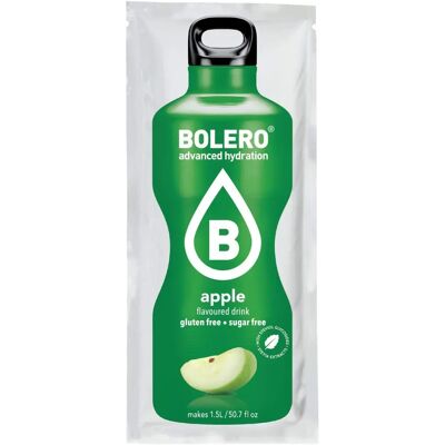 Mistura para bebida de maçã Bolero - Sem açúcar, Vitamina C, 12 sachês Mistura para bebida de maçã Bolero - Sem açúcar, Vitamina C, 12 sachês