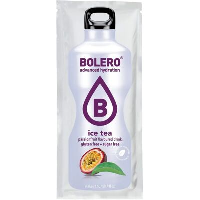 Pó de Chá Gelado de Fruta da Paixão Bolero - Pack 12 Pó de Chá Gelado de Fruta da Paixão Bolero - Pack 12