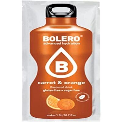 Pacote com 24 Sachês Bolero Laranja e Cenoura - Natural & Sem Açúcar Pacote com 24 Sachês Bolero Laranja e Cenoura - Natural & Sem Açúcar