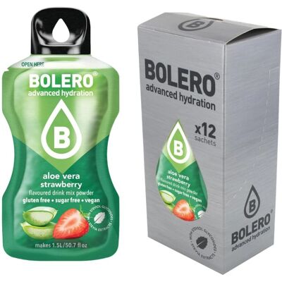 BOLERO - Aloe Vera Sticks - Fragola - 12x3g - Stecche BOLERO - Aloe Vera Sticks - Fragola - 12x3g - Stecche
