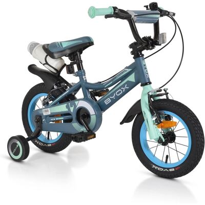 Byox Kinderfahrrad 12 Zoll Prince - Sportliches Design Stützräder Kettenschutz Byox Kinderfahrrad 12 Zoll Prince - Sportliches Design Stützräder Kettenschutz