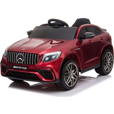 Mercedes GLC 63S Elektrisches Auto - Fernbedienung & Musik - Rot Mercedes GLC 63S Elektrisches Auto - Fernbedienung & Musik - Rot