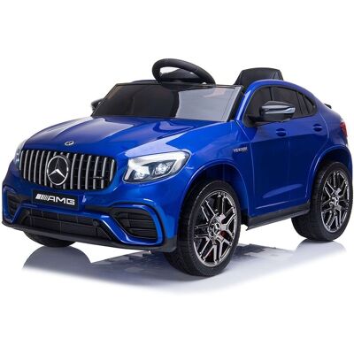 Mercedes AMG GLC 63S Elektroauto - Blau - Kinderrad Mercedes AMG GLC 63S Elektroauto - Blau - Kinderrad