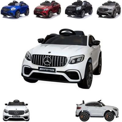Moni Mercedes AMG GLC 63S Elektroauto - Weiß - Kinder Moni Mercedes AMG GLC 63S Elektroauto - Weiß - Kinder