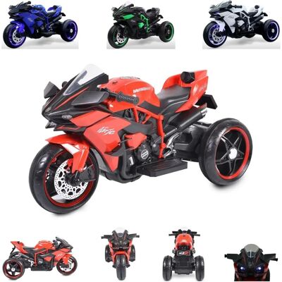 Moni Ninja Elektrisches Motorrad - Rot - 3 Räder Moni Ninja Elektrisches Motorrad - Rot - 3 Räder