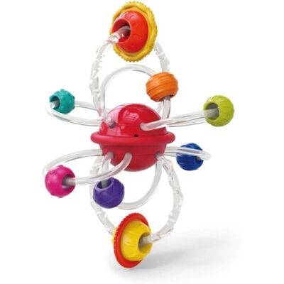 Moni Baby Rassel - E7998 Bunt Beißring 6M+ Moni Baby Rassel - E7998 Bunt Beißring 6M+