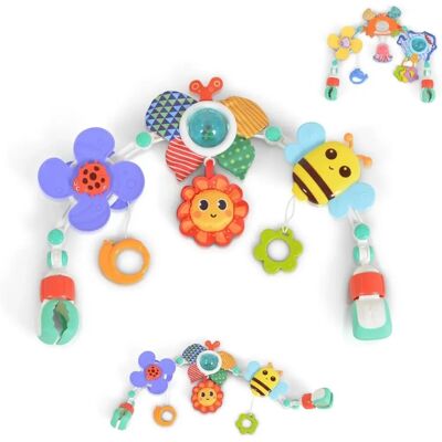 Moni Spielbogen für Kinderbett, Kinderwagen, Spielmatte - Bunt Moni Spielbogen für Kinderbett, Kinderwagen, Spielmatte - Bunt