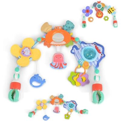 Moni Spielbogen - För Bädd, Kinderwagen & Spielmatte Moni Spielbogen - För Bädd, Kinderwagen & Spielmatte